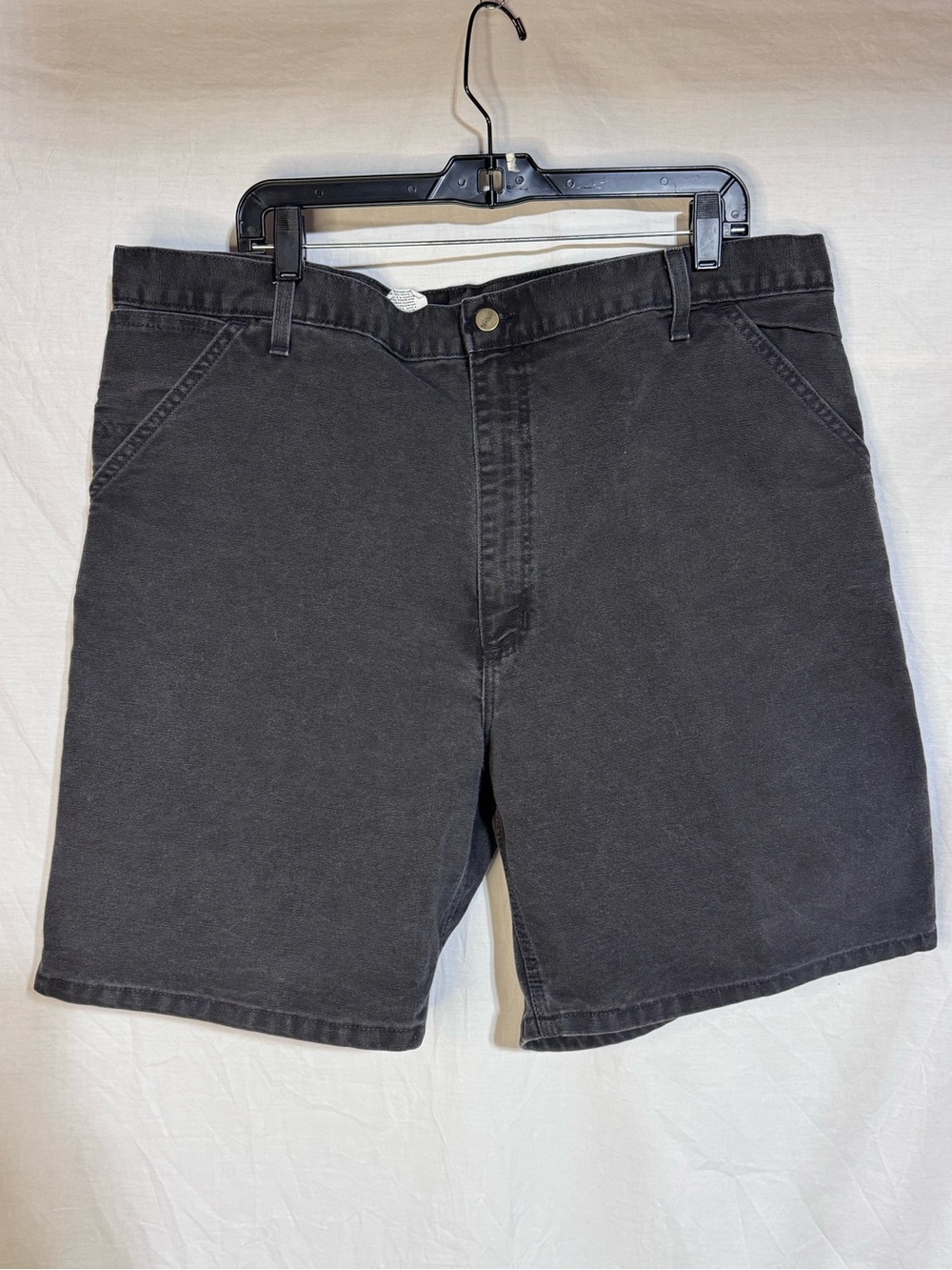 Vintage Made in USA Carhartt Black Cotton Cargo Shorts